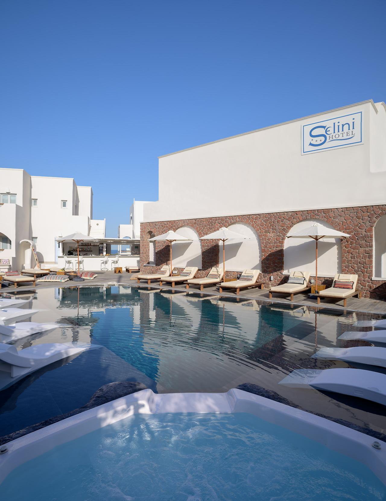 Selini Ηotel Kamari  Bagian luar foto