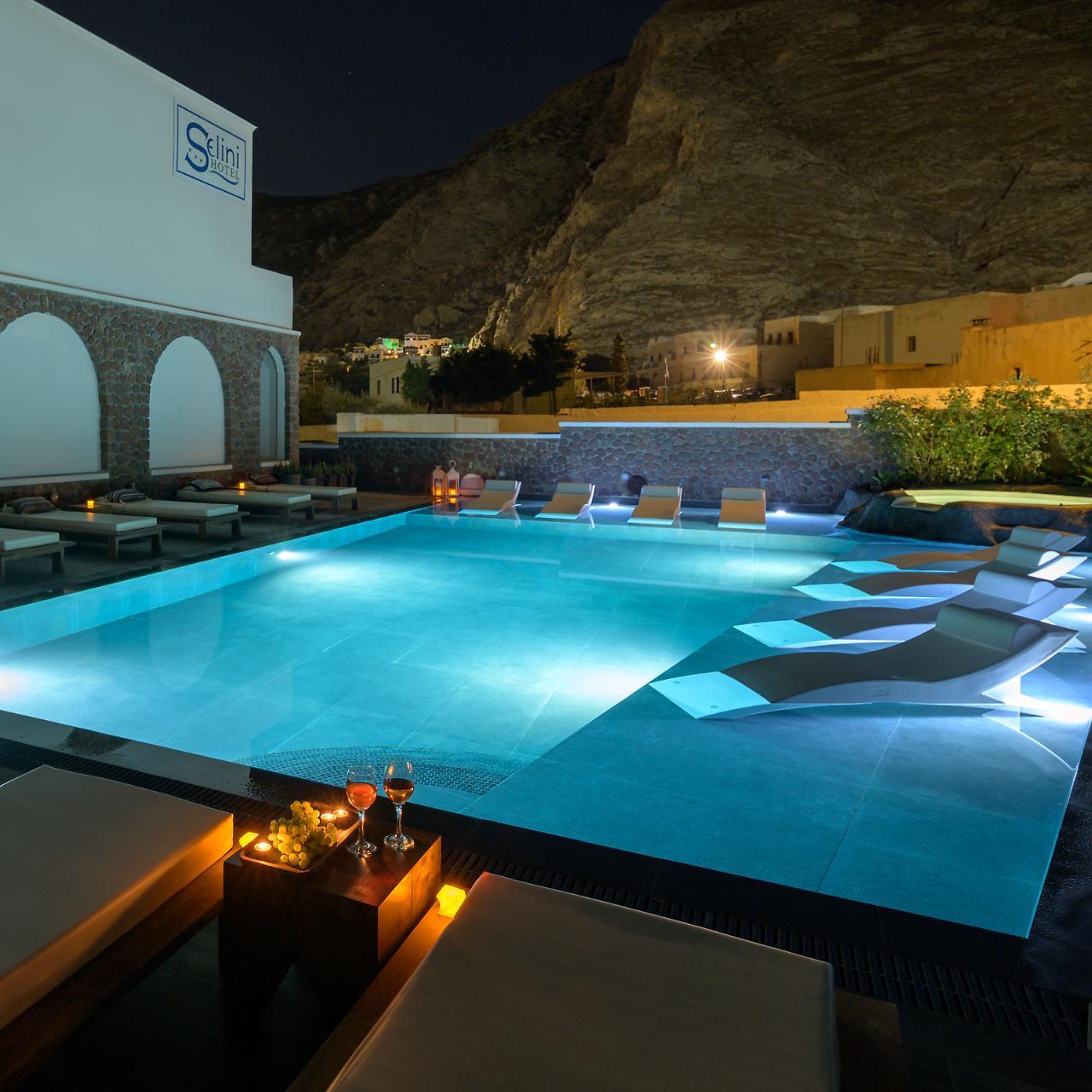 Selini Ηotel Kamari  Bagian luar foto
