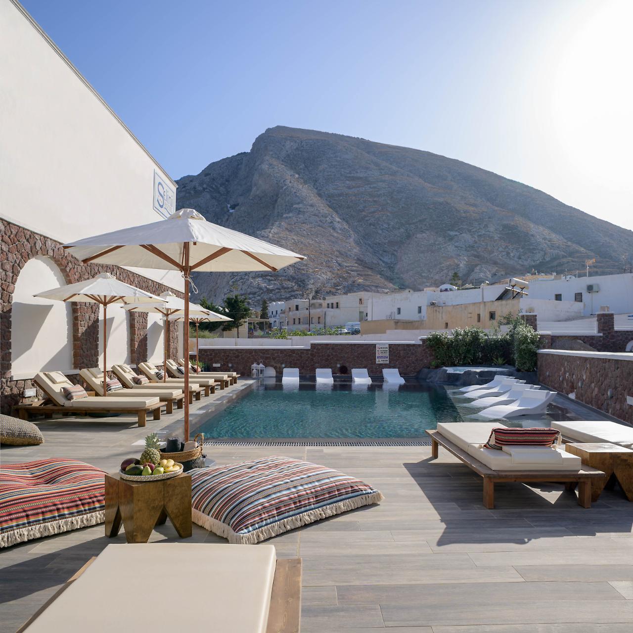 Selini Ηotel Kamari  Bagian luar foto