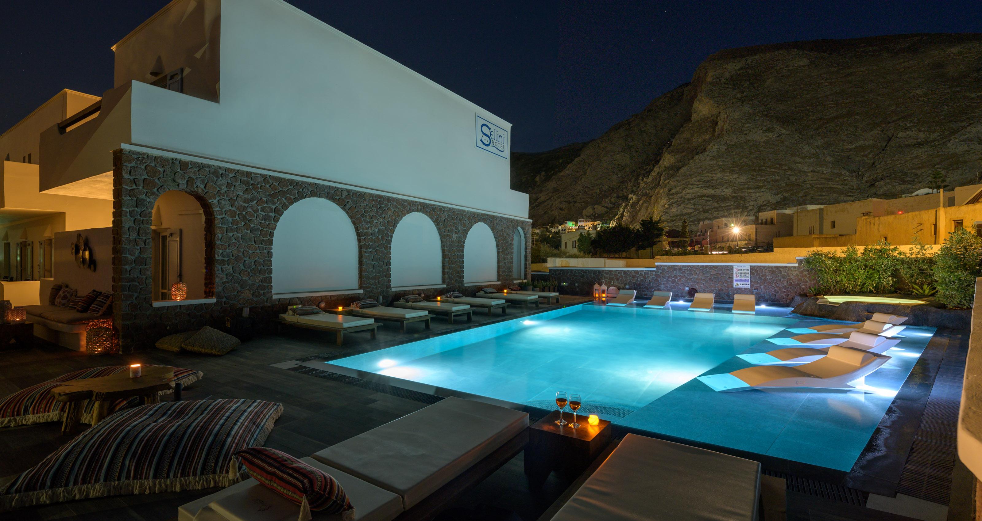 Selini Ηotel Kamari  Bagian luar foto