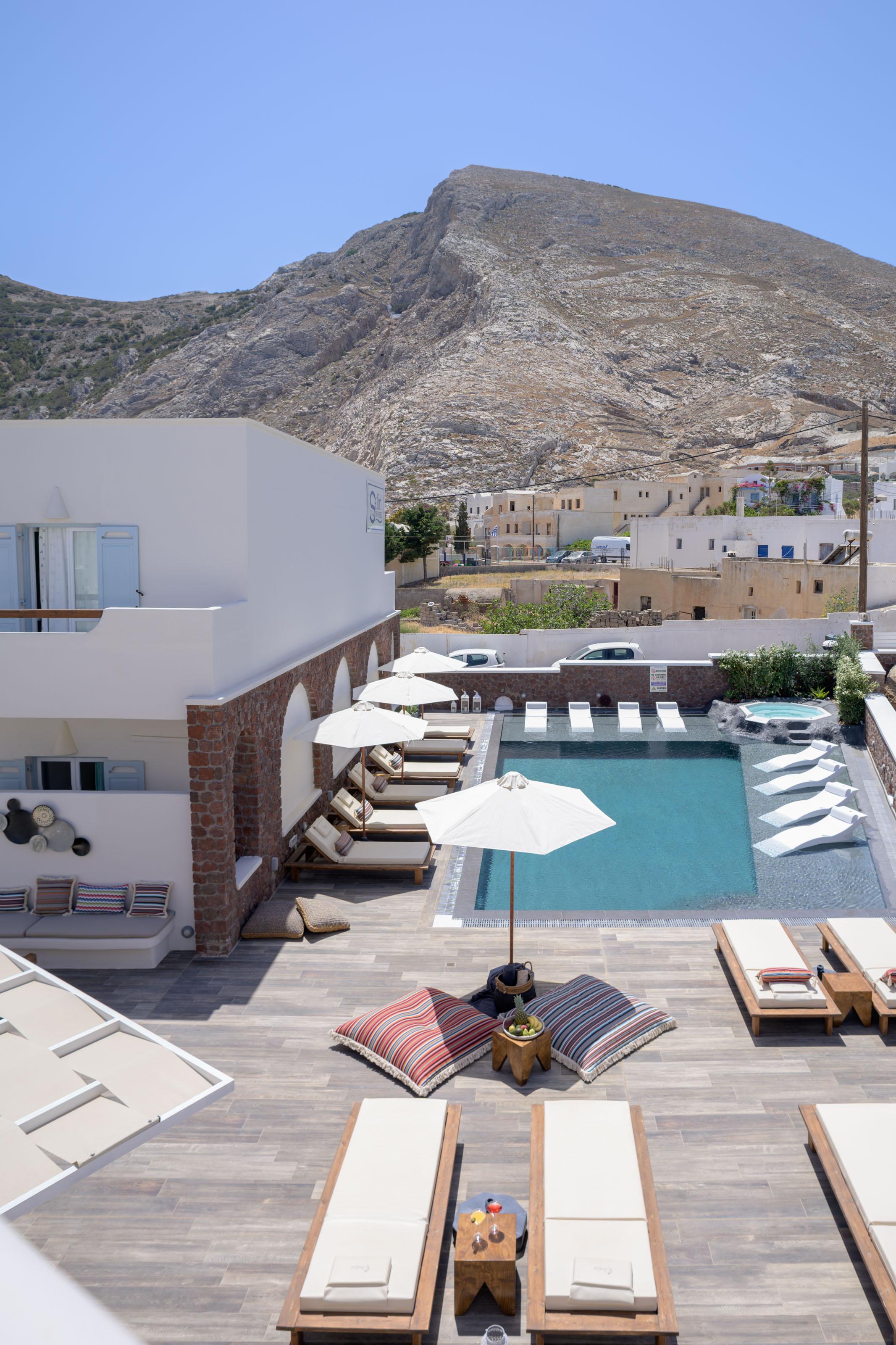 Selini Ηotel Kamari  Bagian luar foto