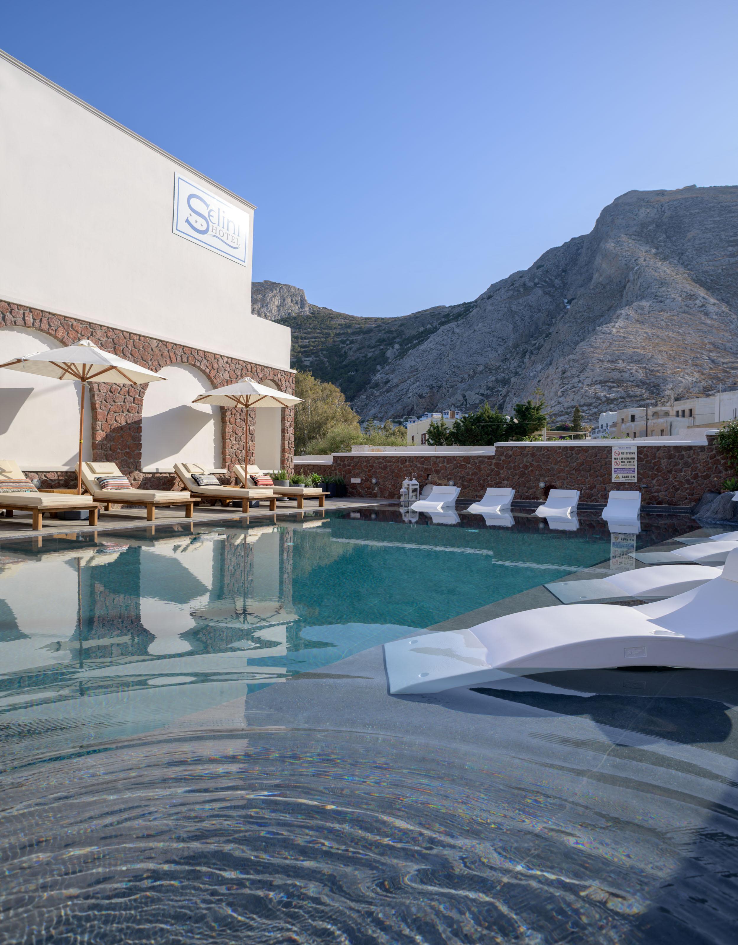 Selini Ηotel Kamari  Bagian luar foto