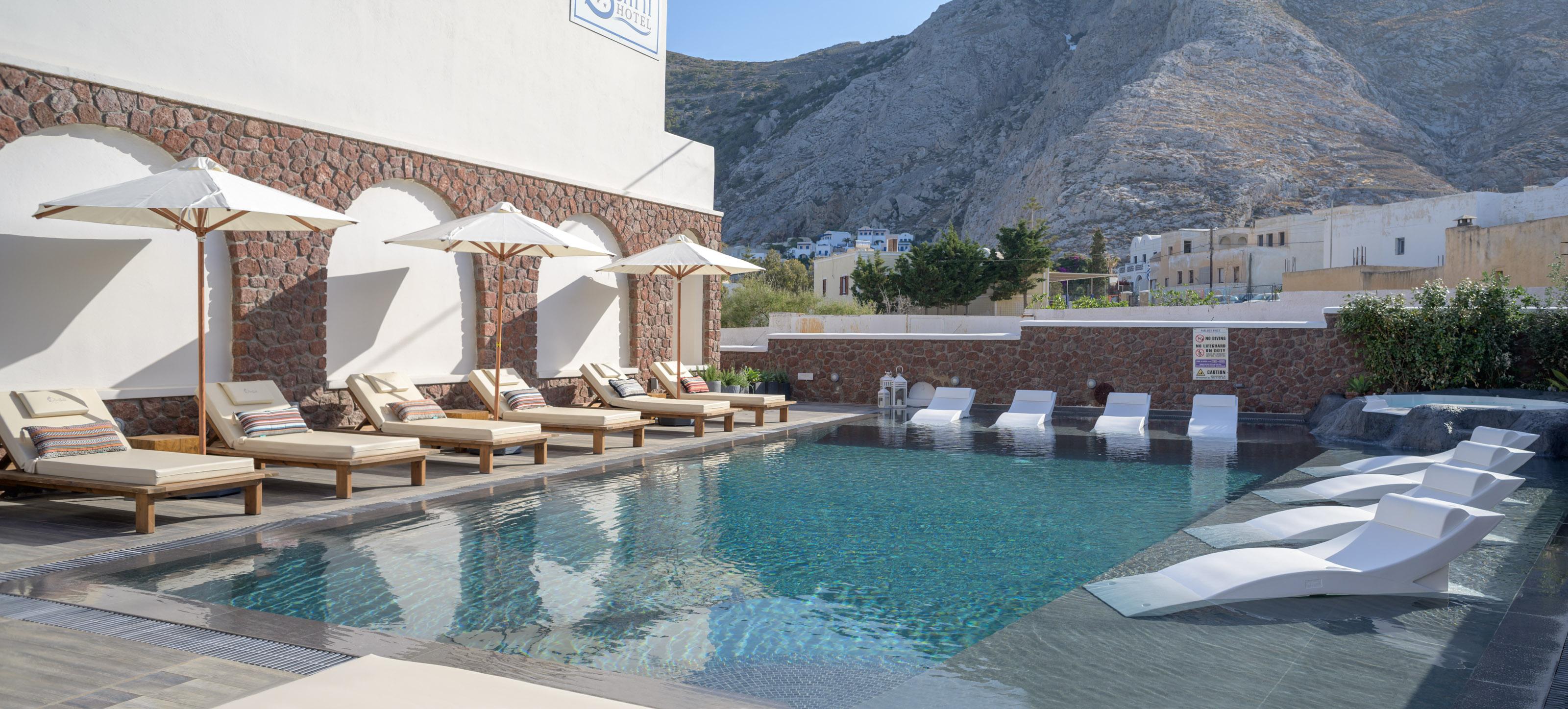 Selini Ηotel Kamari  Bagian luar foto