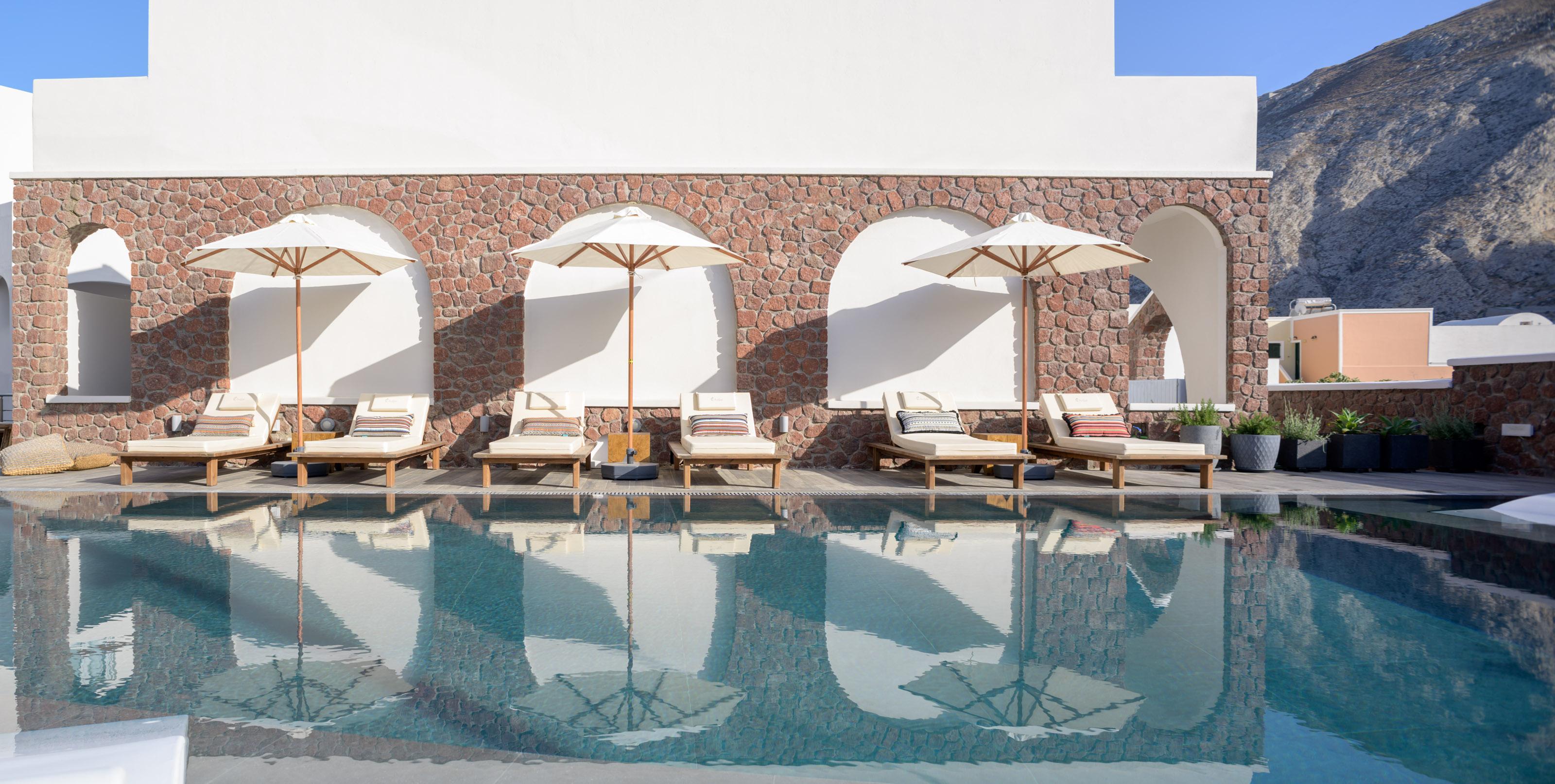 Selini Ηotel Kamari  Bagian luar foto