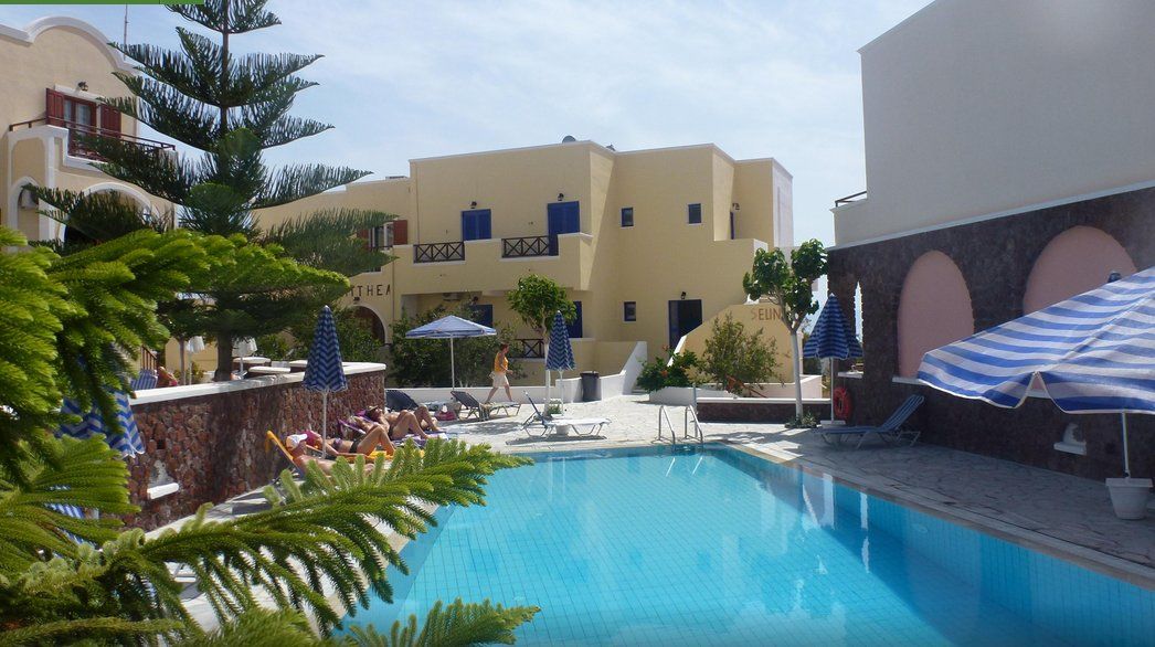 Selini Ηotel Kamari  Bagian luar foto